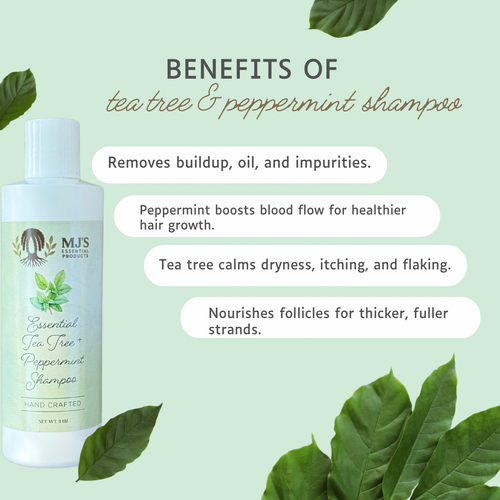 Essential Shampoo (tea tree & peppermint) 8oz