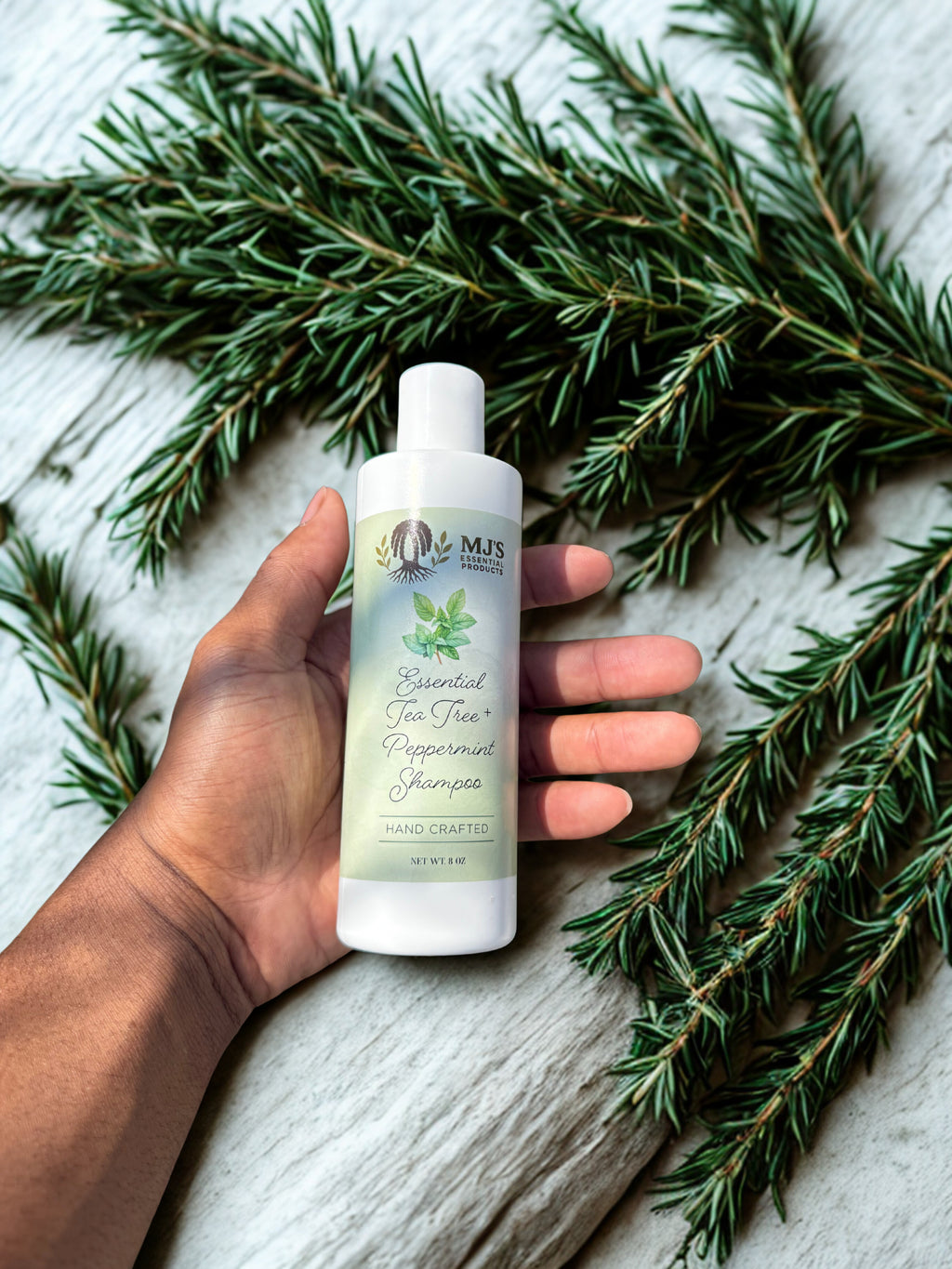 Essential Shampoo (tea tree & peppermint) 8oz