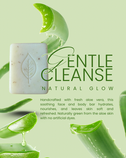 Fresh Aloe Vera Face + Body bar (Medium bar)